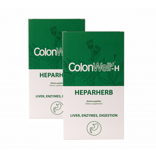 Colonwell.lt produktas - 1+1 HEPARHERB - kepenims, virškinimo sistemai